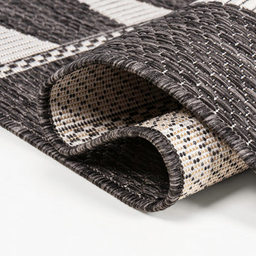 Odette Modern Geometric Abstract Two-tone Indoor/Outdoor Area Rug